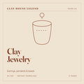 Clay Jewelry at Home: Earrings, Pendants & Beads
